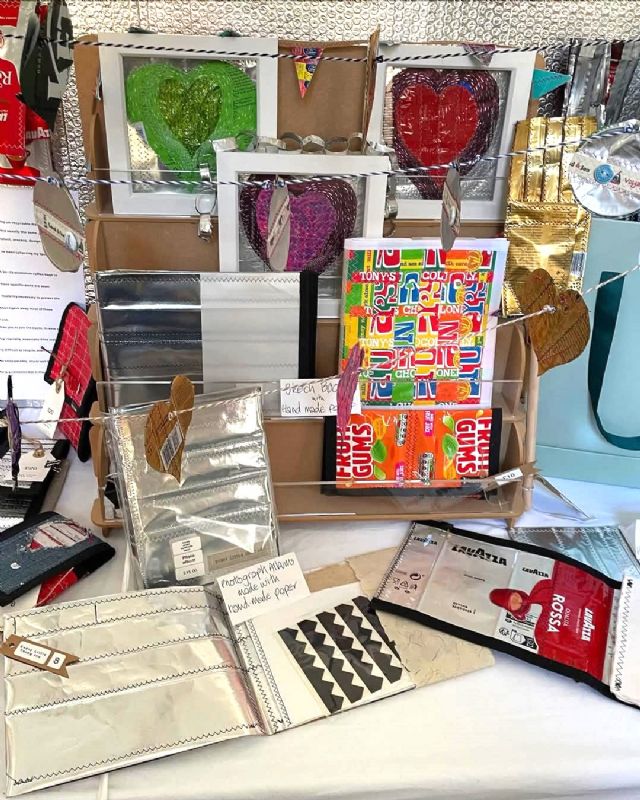 Jill Goody assorted recycled products